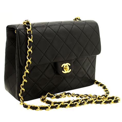 vintage chanel mini crossbody|chanel small bag with chain.